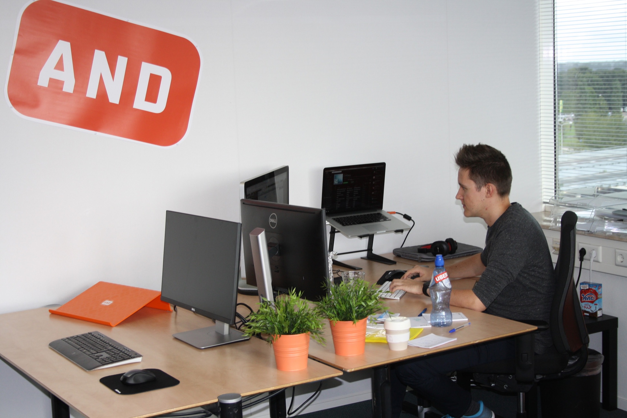 Our first office